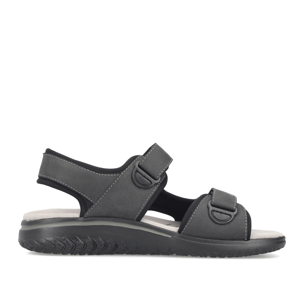 detail Pánské sandály RIEKER 26455-00 černá S6