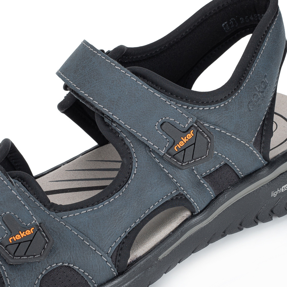 detail Pánské sandály RIEKER 26455-14 modrá S6