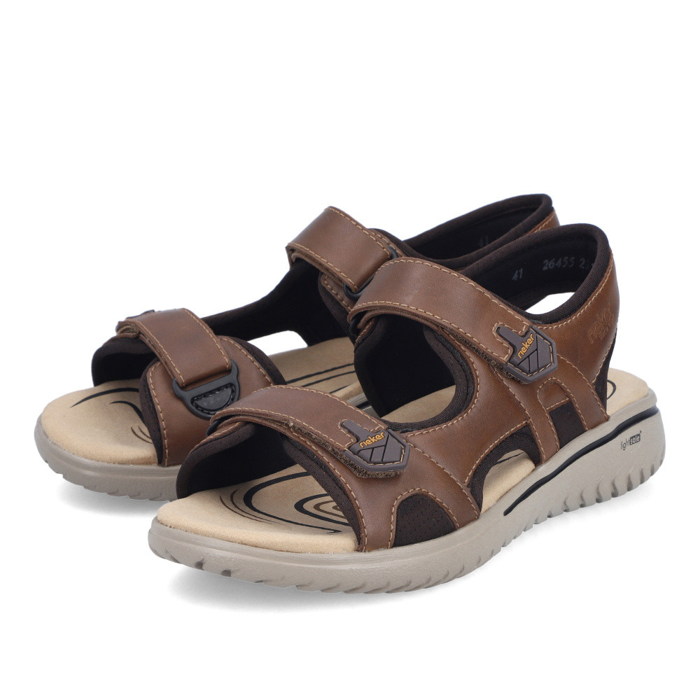 detail Pánské sandály RIEKER 26455-22   BROWN   F/S6