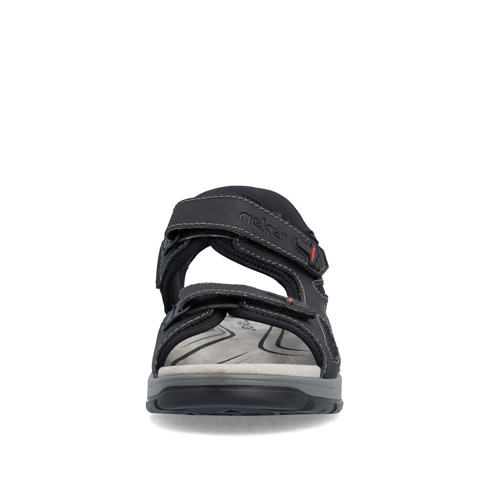 detail Pánské sandály RIEKER 26953-00 černá S6