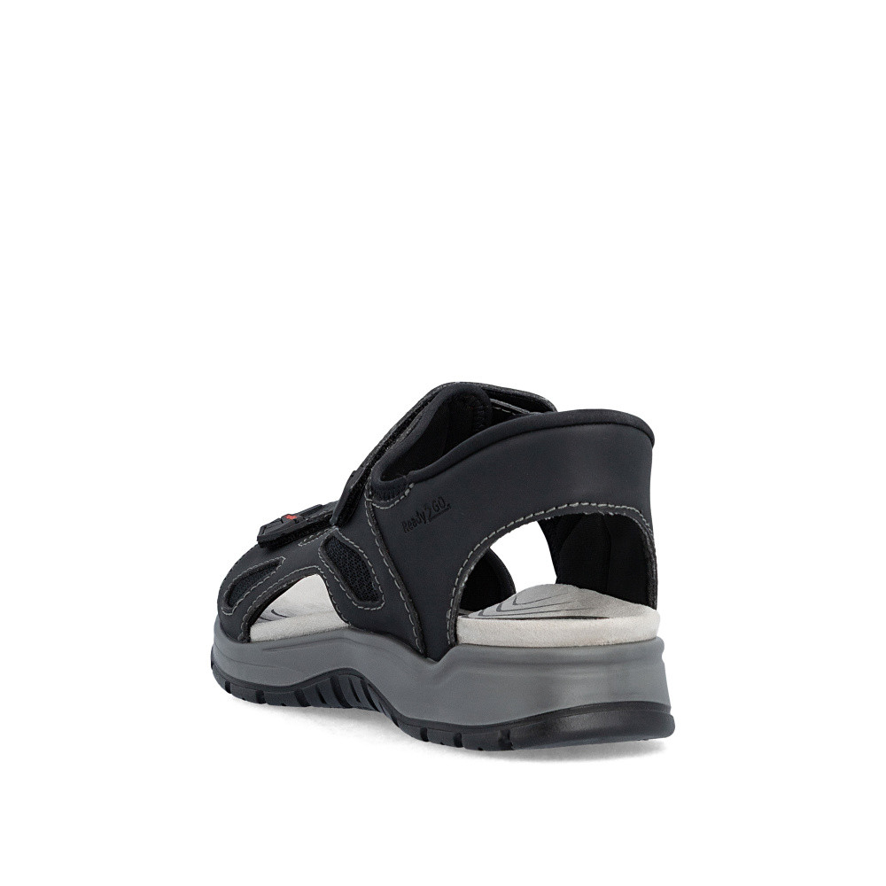 detail Pánské sandály RIEKER 26953-00 černá S6