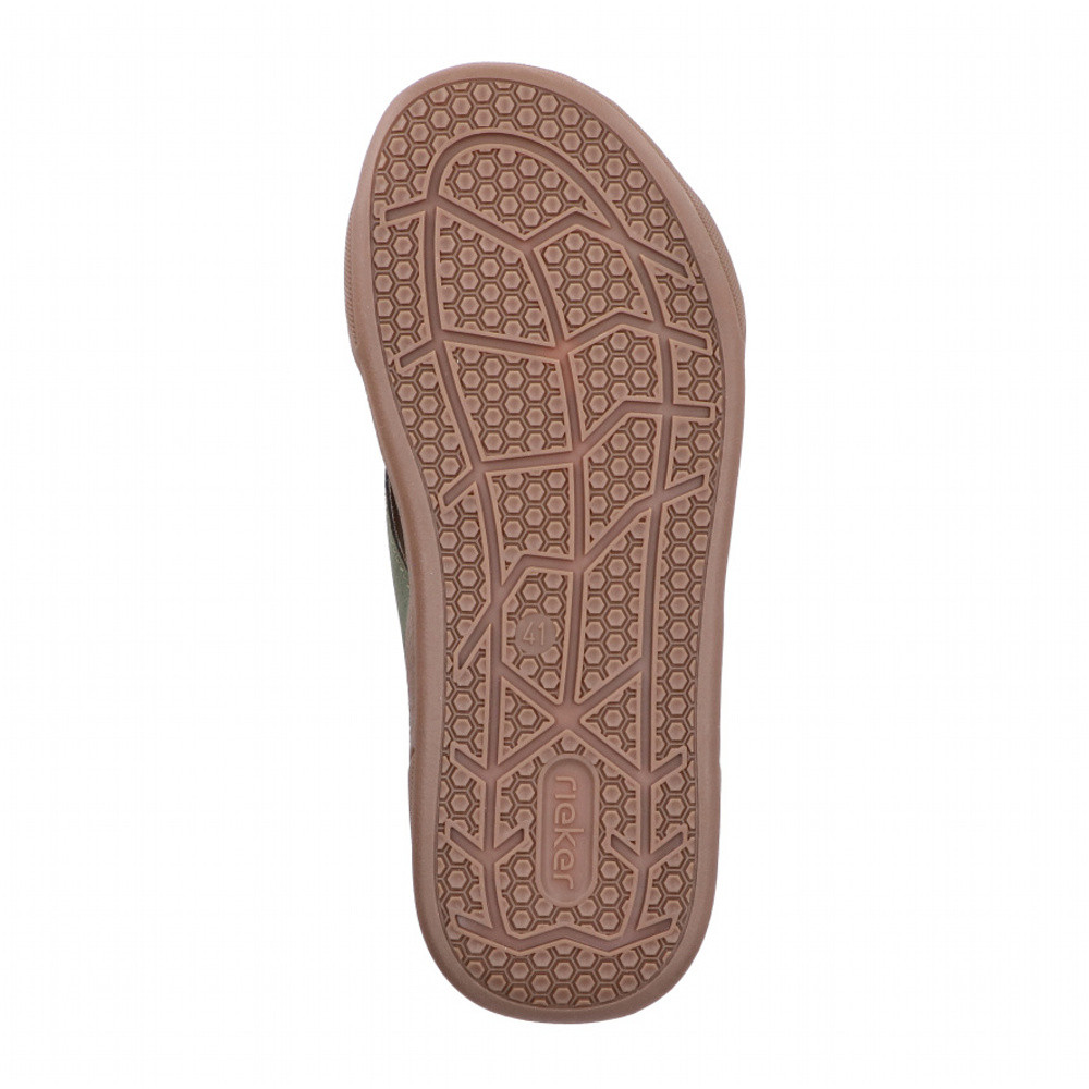 detail Pánské nazouváky RIEKER 27070-54 zelená S6