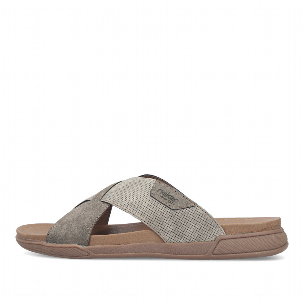 detail Pánské nazouváky RIEKER 27080-25 šedá S6