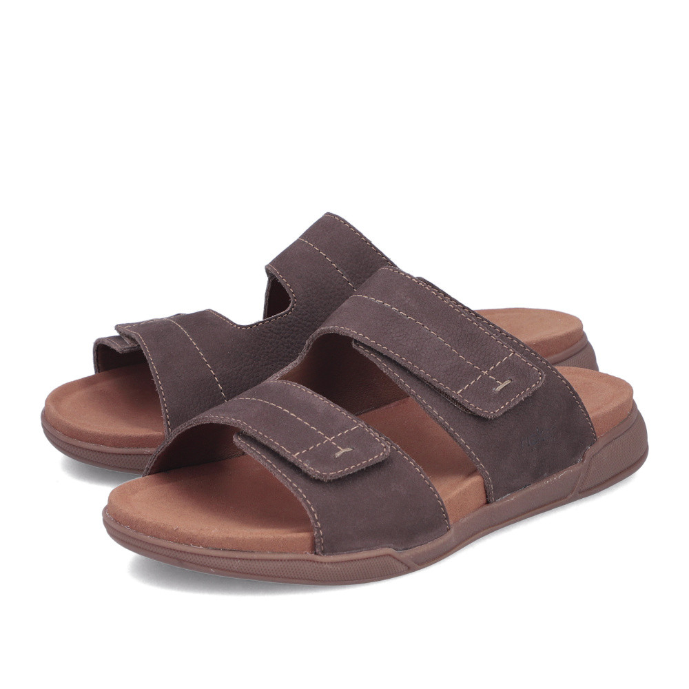 detail Pánské nazouváky RIEKER 27094-25 hnědá S6