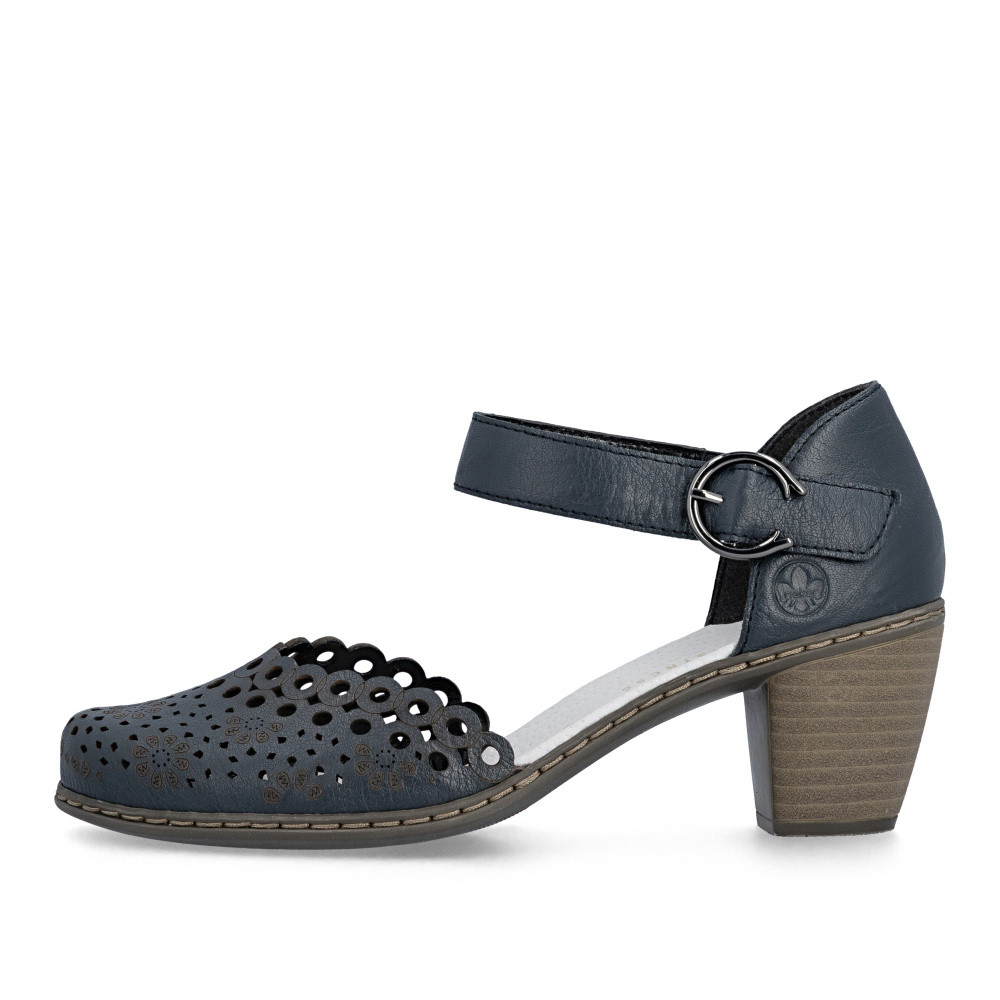 detail Dámské sandály RIEKER 40902-14 modrá S6