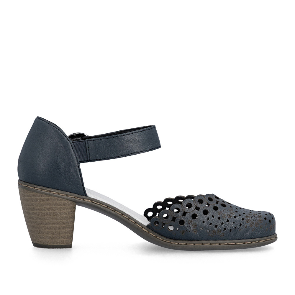 detail Dámské sandály RIEKER 40902-14 modrá S6