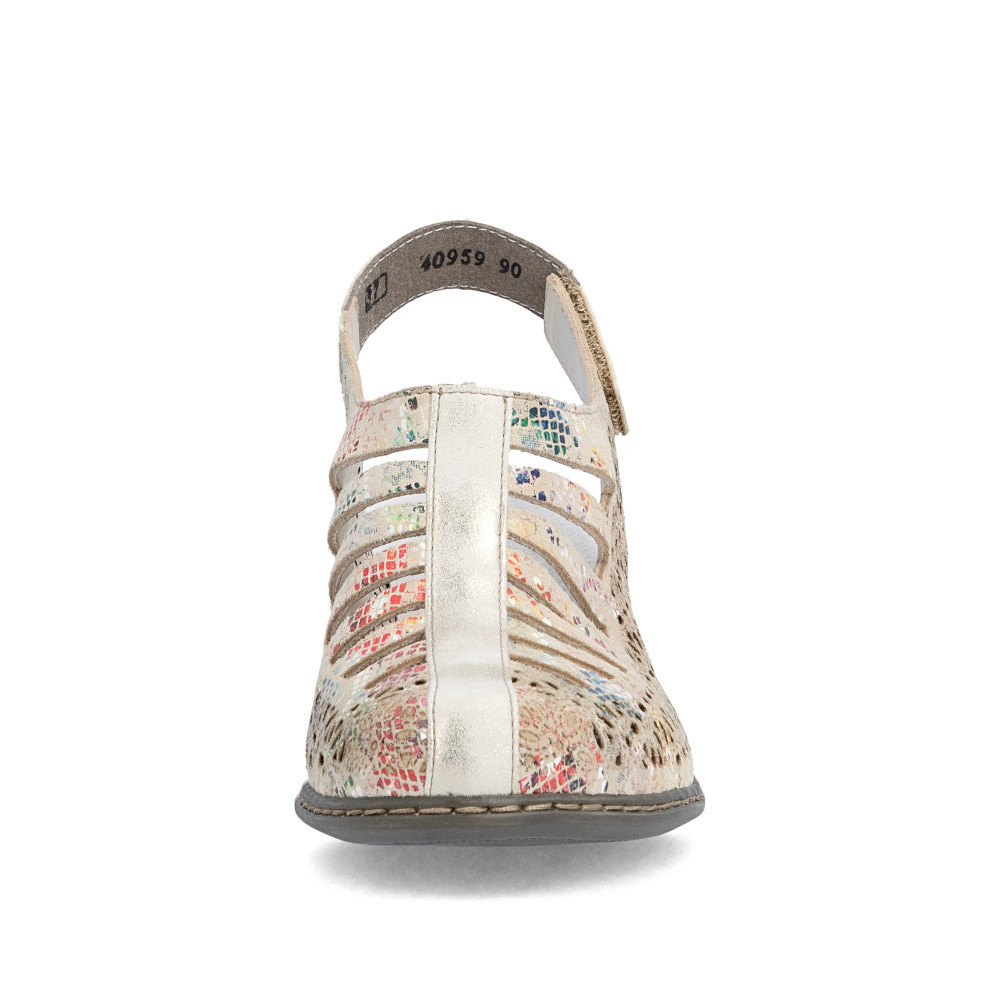 detail Dámské lodičky RIEKER 40959-90 béžová S6