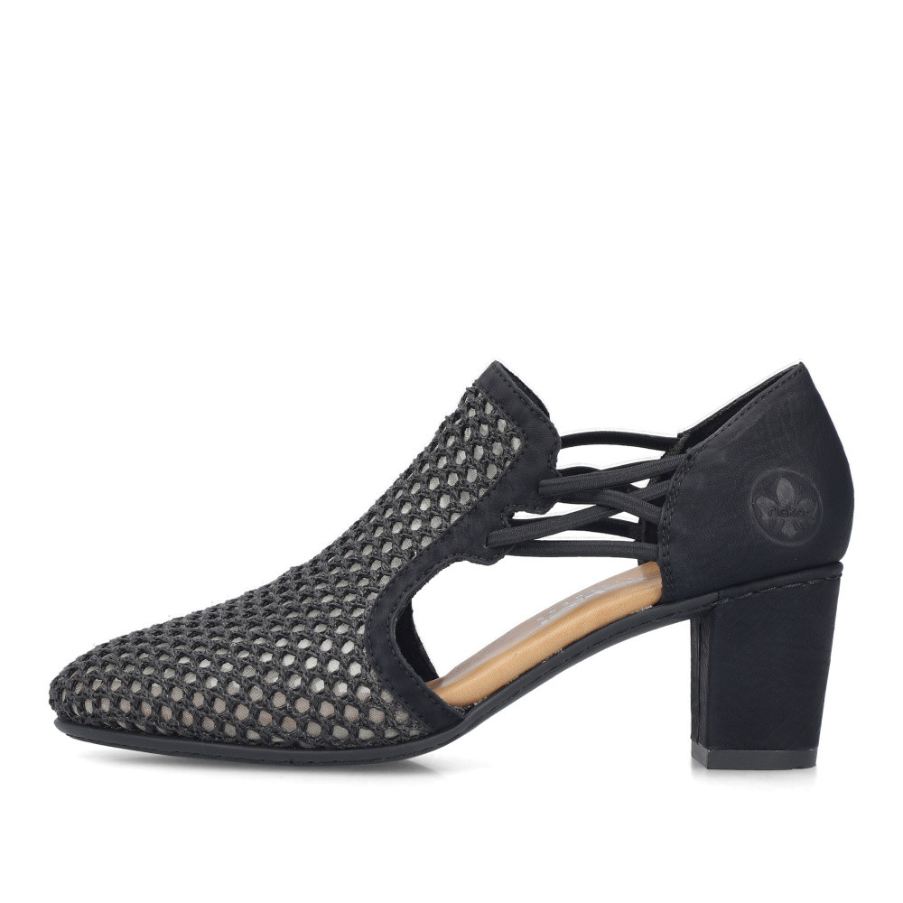 detail Dámské lodičky RIEKER 41052-00 černá S6