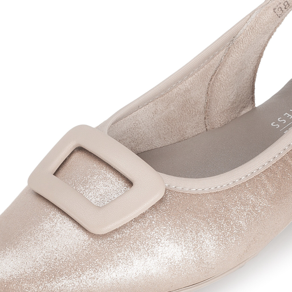 detail Dámské lodičky RIEKER 43150-60 béžová S6