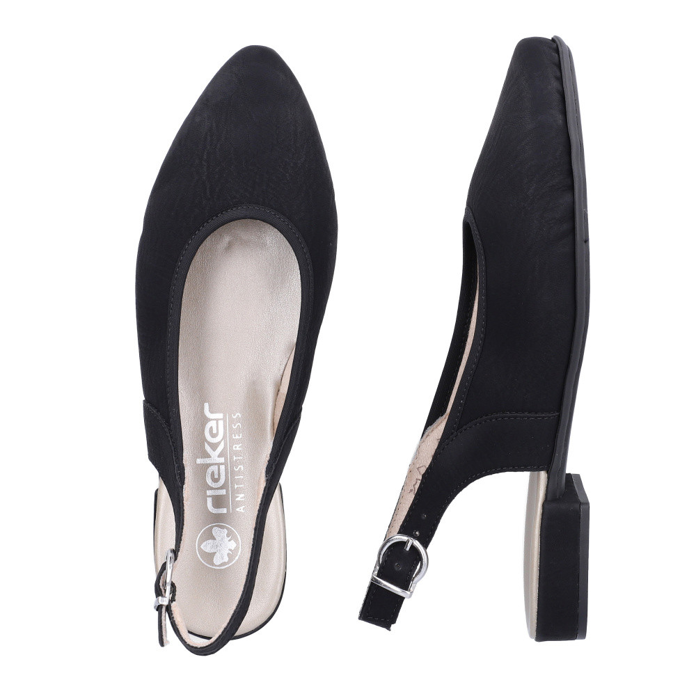 detail Dámské lodičky RIEKER 43161-00 černá S6