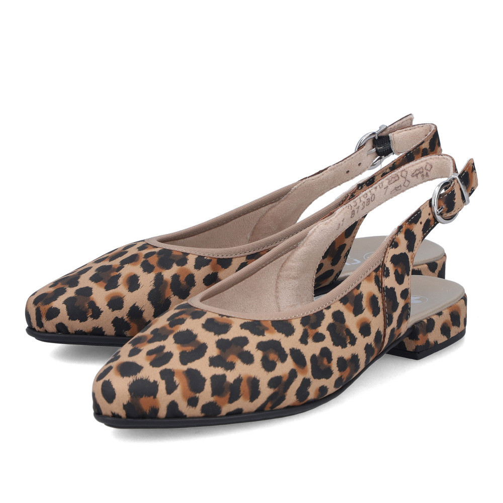 detail Dámské lodičky RIEKER 43161-90 béžová S6