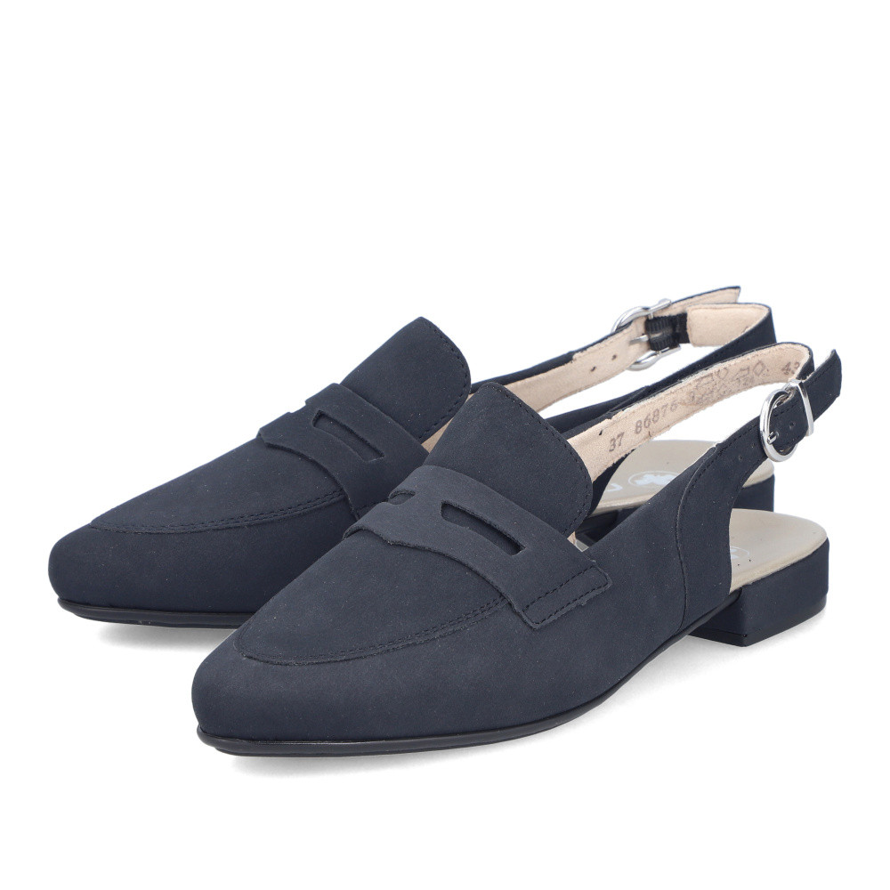 detail Dámské lodičky RIEKER 43170-14 modrá S6