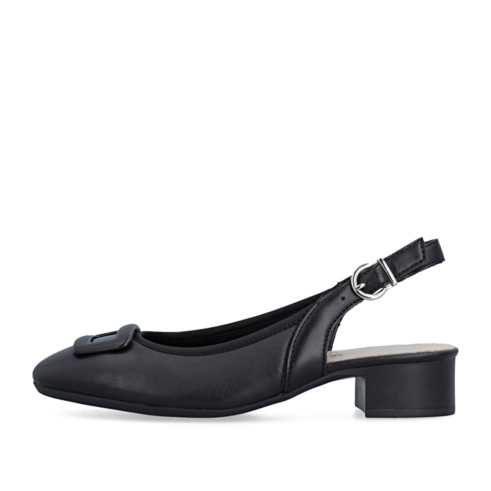 detail Dámské lodičky RIEKER 43456-00 černá S6