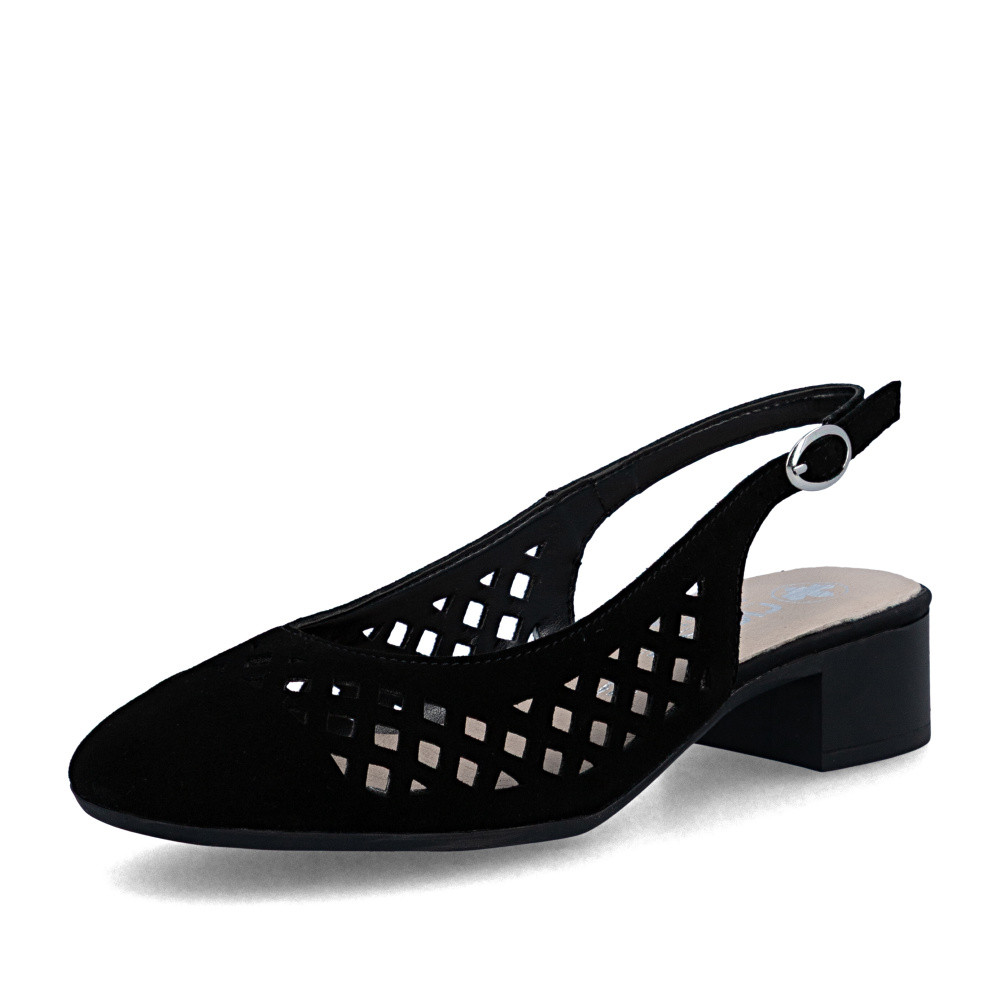 detail Dámské lodičky RIEKER 43457-00 černá S6