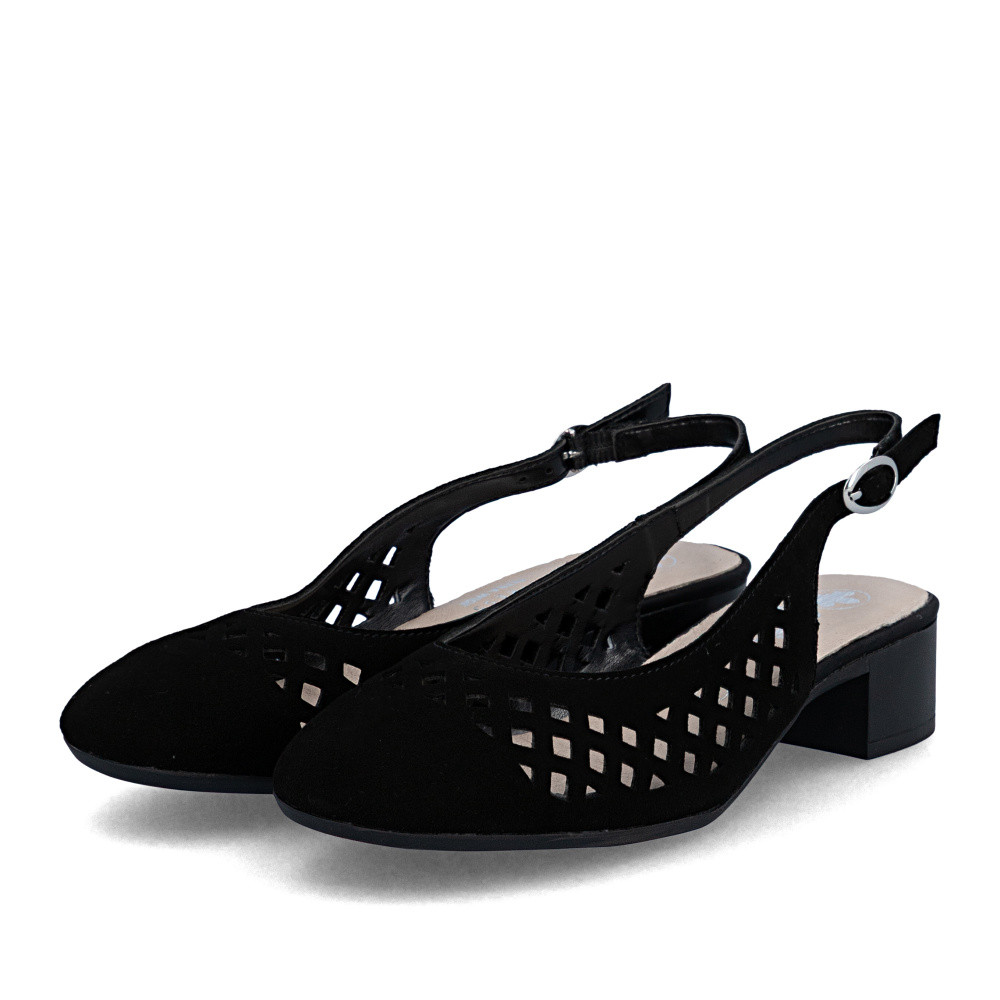 detail Dámské lodičky RIEKER 43457-00 černá S6