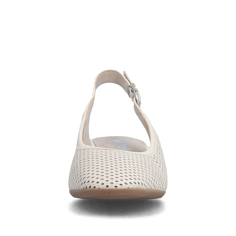 detail Dámské lodičky RIEKER 43458-60 béžová S6