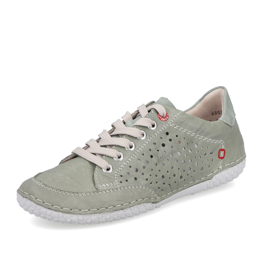 detail Dámské polobotky RIEKER 43651-52 zelená S6