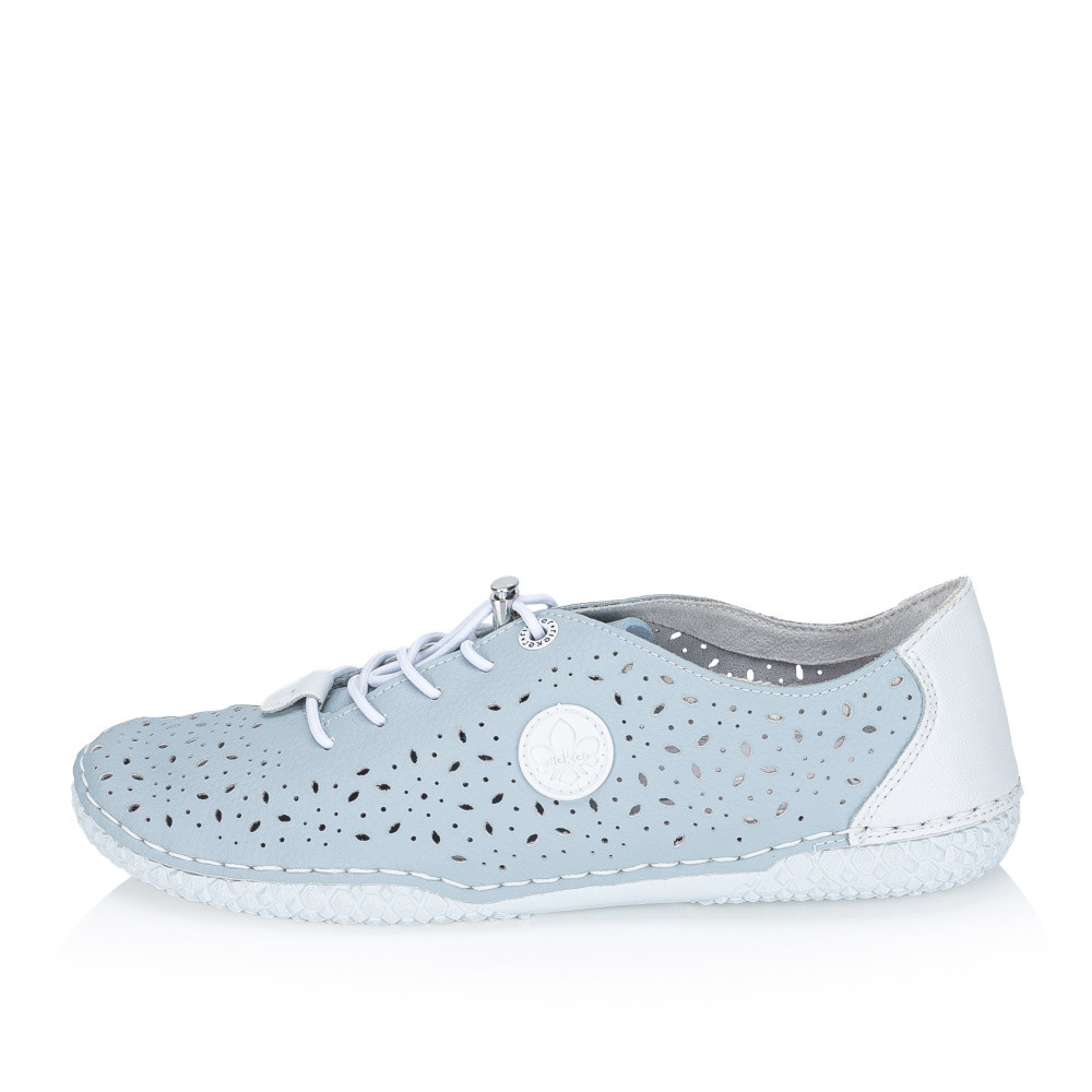 detail Dámské polobotky RIEKER 43656-12 modrá S6