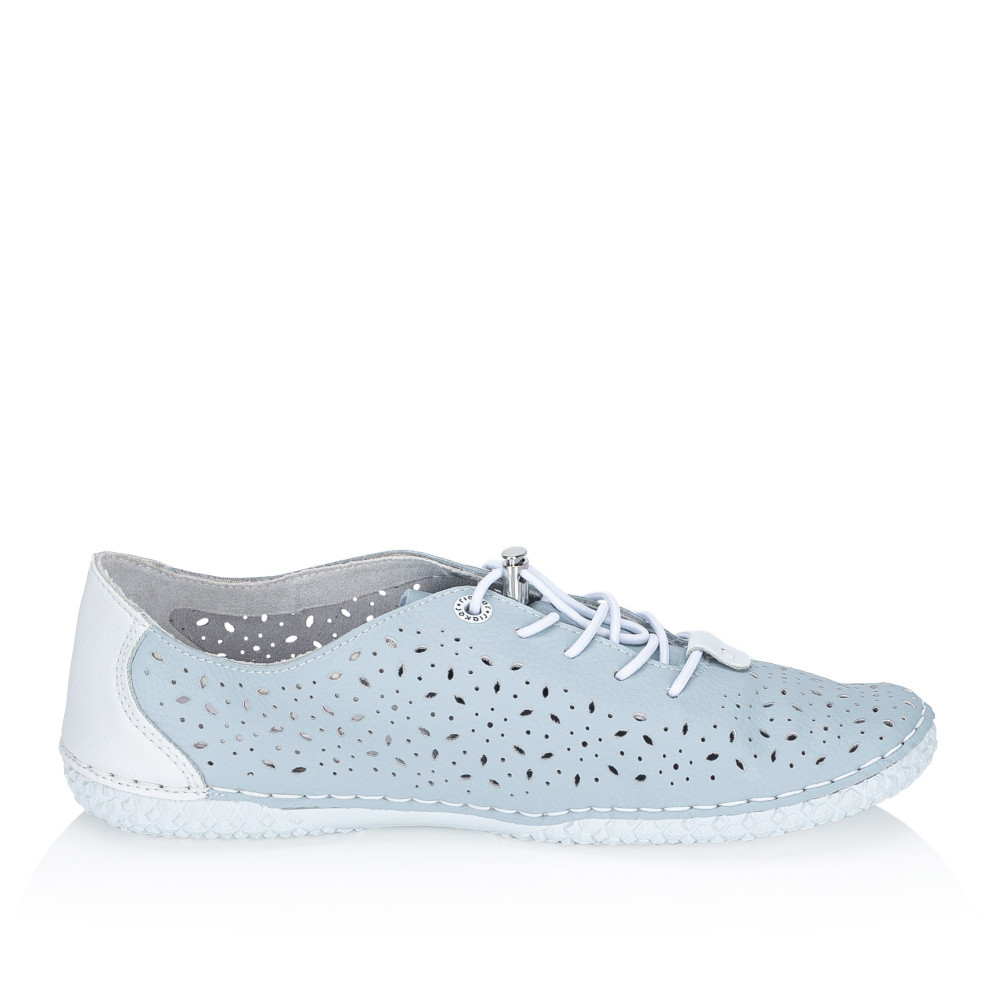 detail Dámské polobotky RIEKER 43656-12 modrá S6