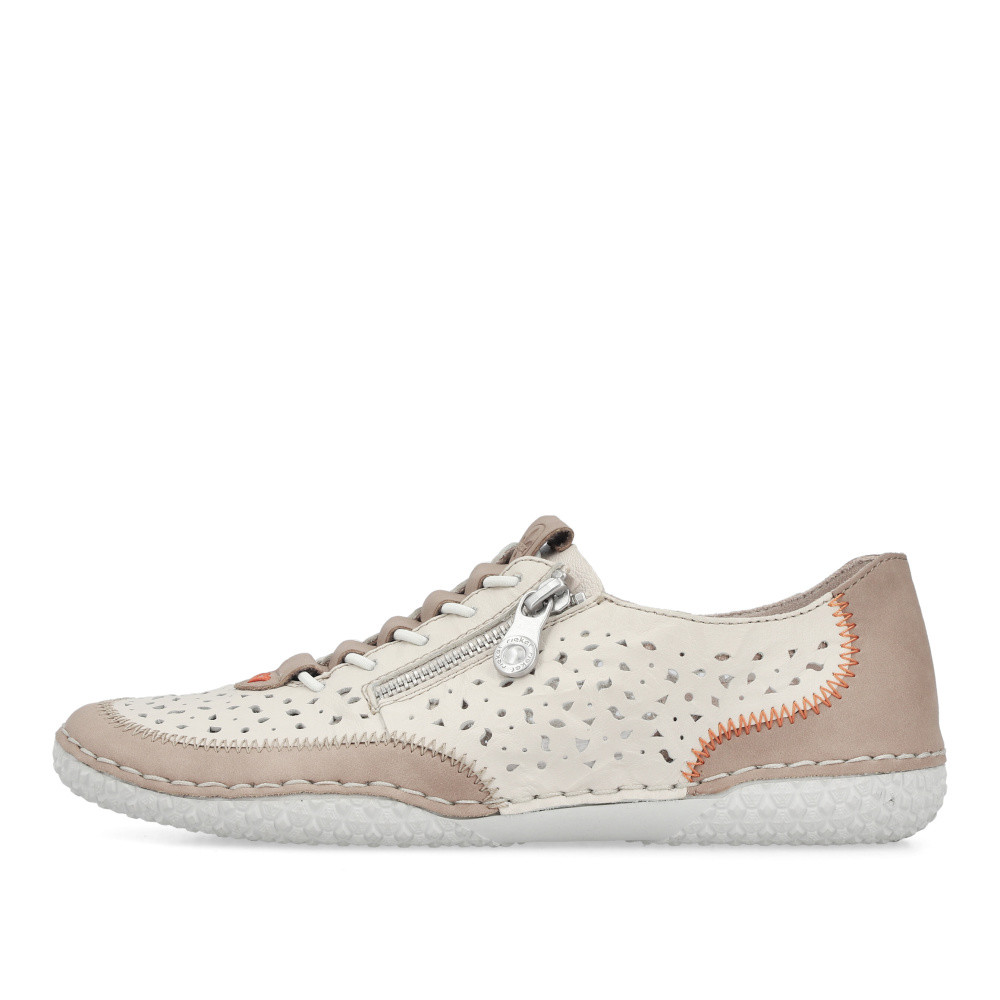 detail Dámské polobotky RIEKER 43665-64 béžová S6