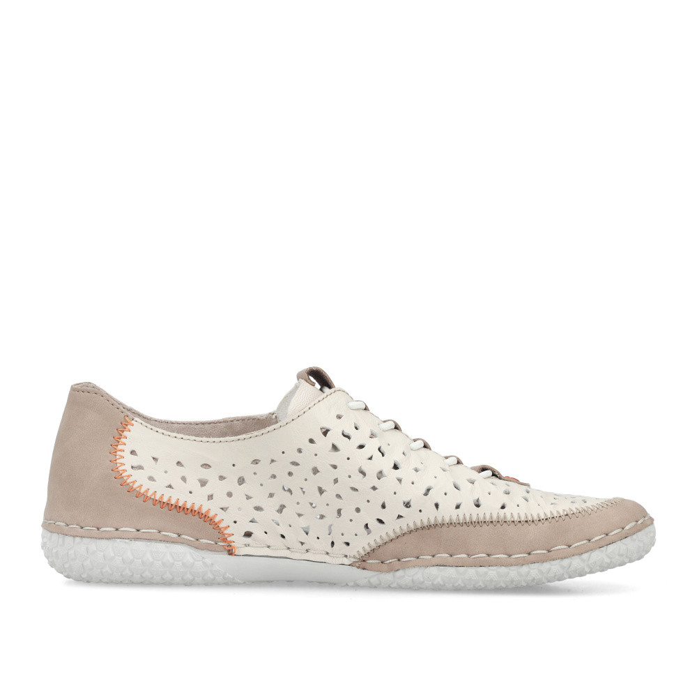 detail Dámské polobotky RIEKER 43665-64 béžová S6