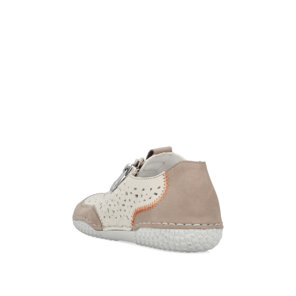 detail Dámské polobotky RIEKER 43665-64 béžová S6