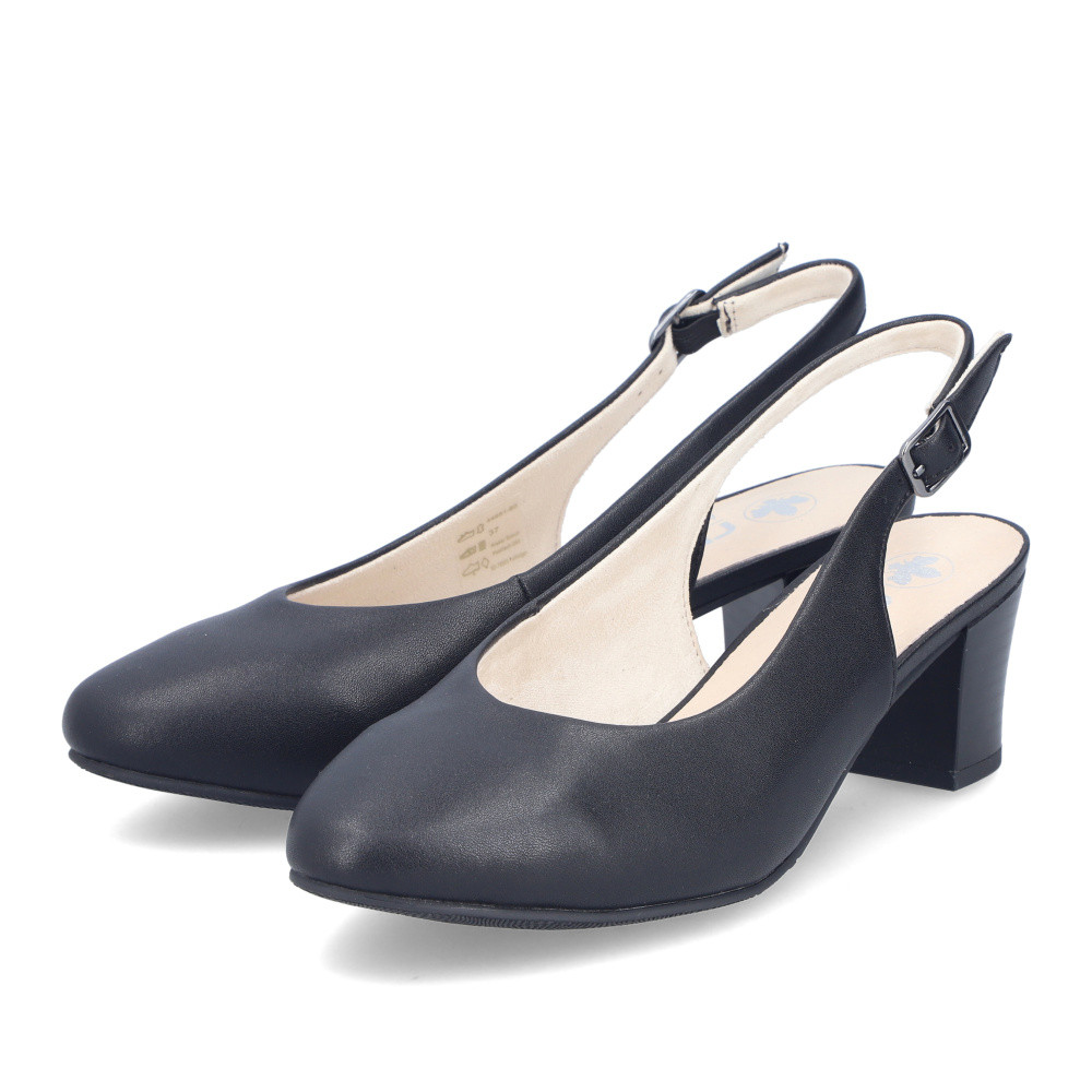 detail Dámské lodičky RIEKER 44651-00 černá S6