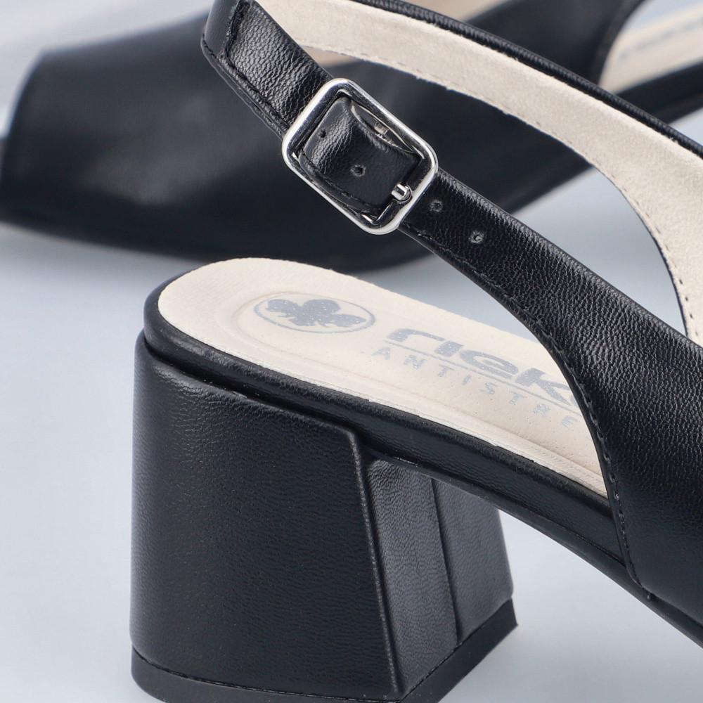 detail Dámské lodičky RIEKER 44753-00 černá S6