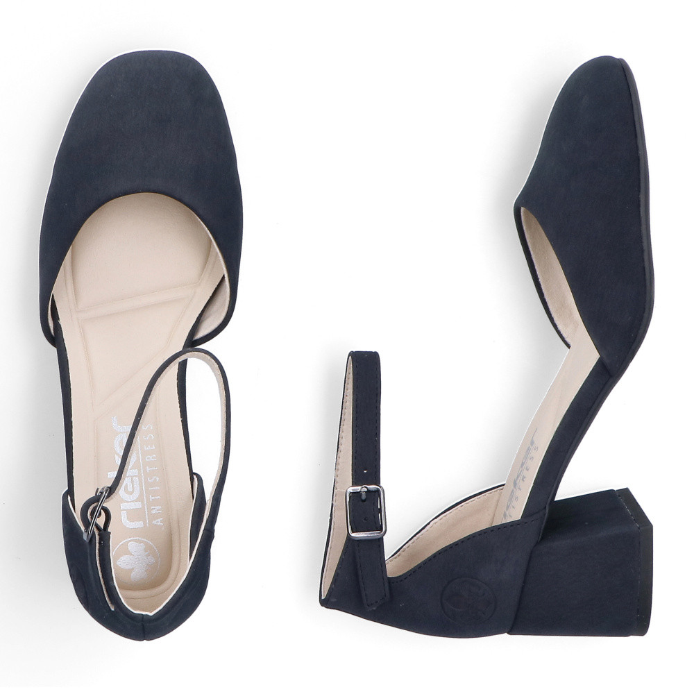 detail Dámské lodičky RIEKER 44762-14 modrá S6