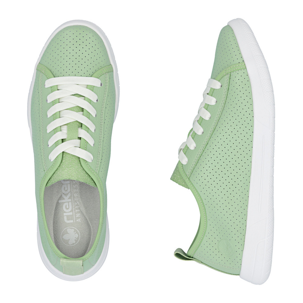 detail Dámské tenisky RIEKER 45602-52 zelená S6