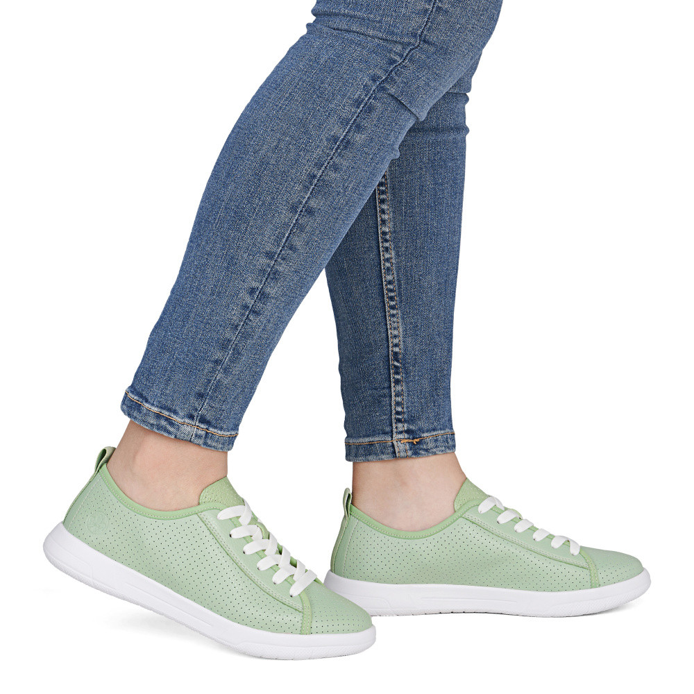 detail Dámské tenisky RIEKER 45602-52 zelená S6