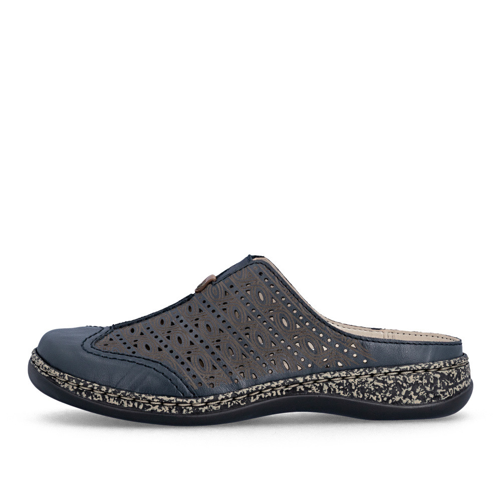 detail Dámské nazouváky RIEKER 46376-14 modrá S6