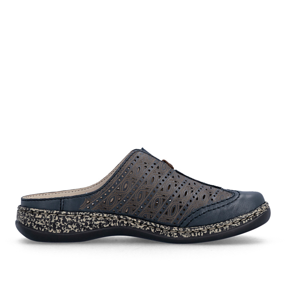 detail Dámské nazouváky RIEKER 46376-14 modrá S6