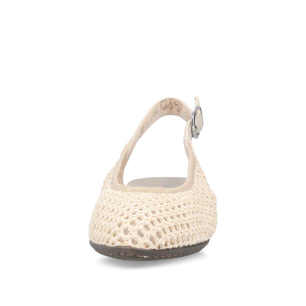 detail Dámské lodičky RIEKER 47060-60 béžová S6