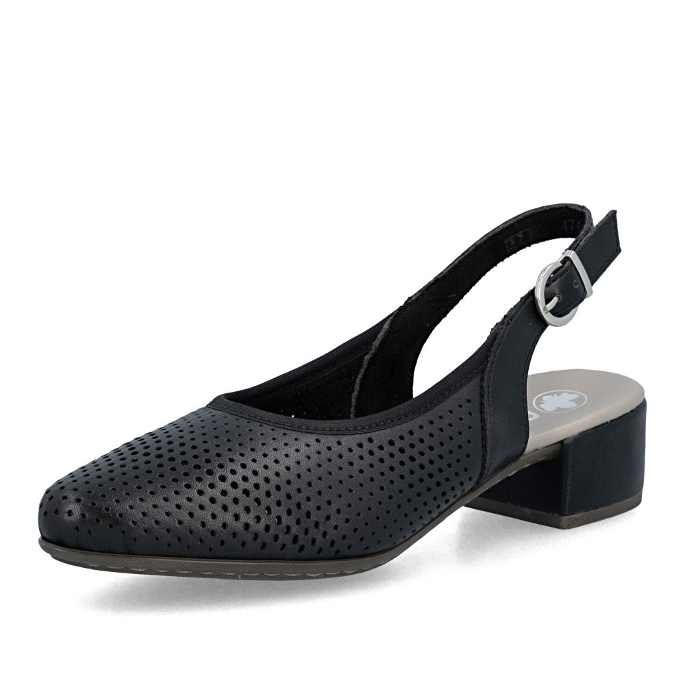 detail Dámské lodičky RIEKER 47066-00 černá S6