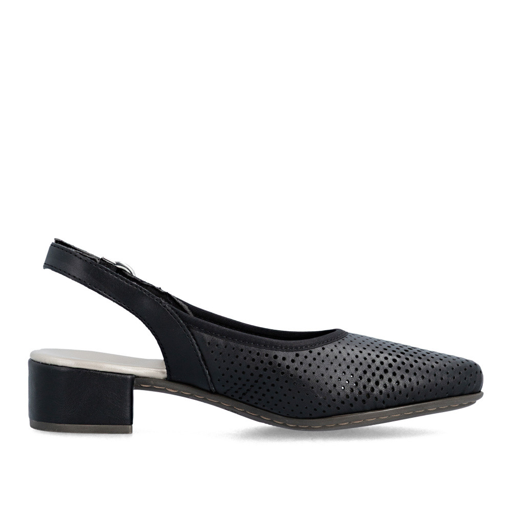 detail Dámské lodičky RIEKER 47066-00 černá S6