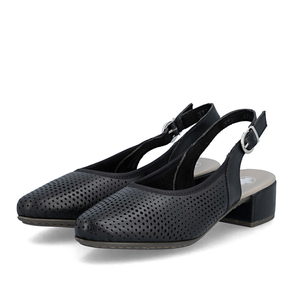 detail Dámské lodičky RIEKER 47066-00 černá S6