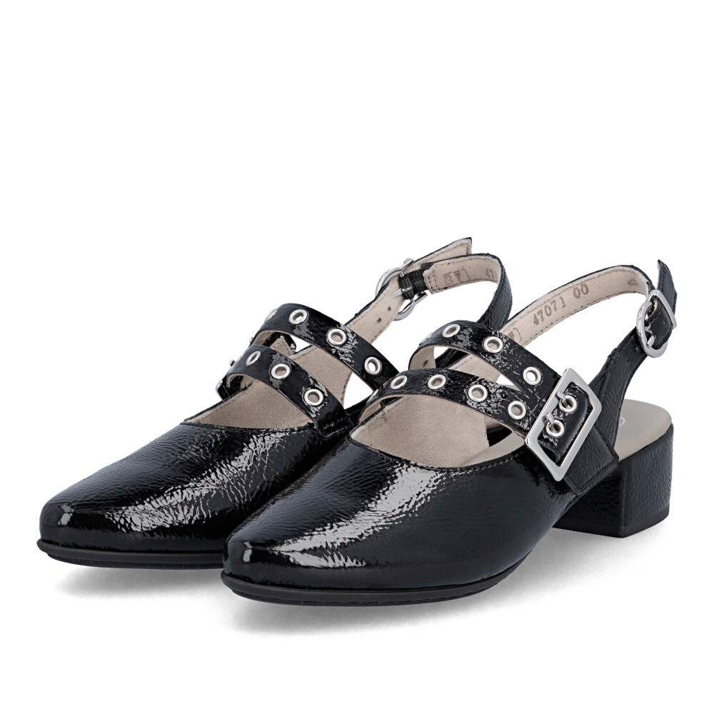 detail Dámské lodičky RIEKER 47071-00 černá S6