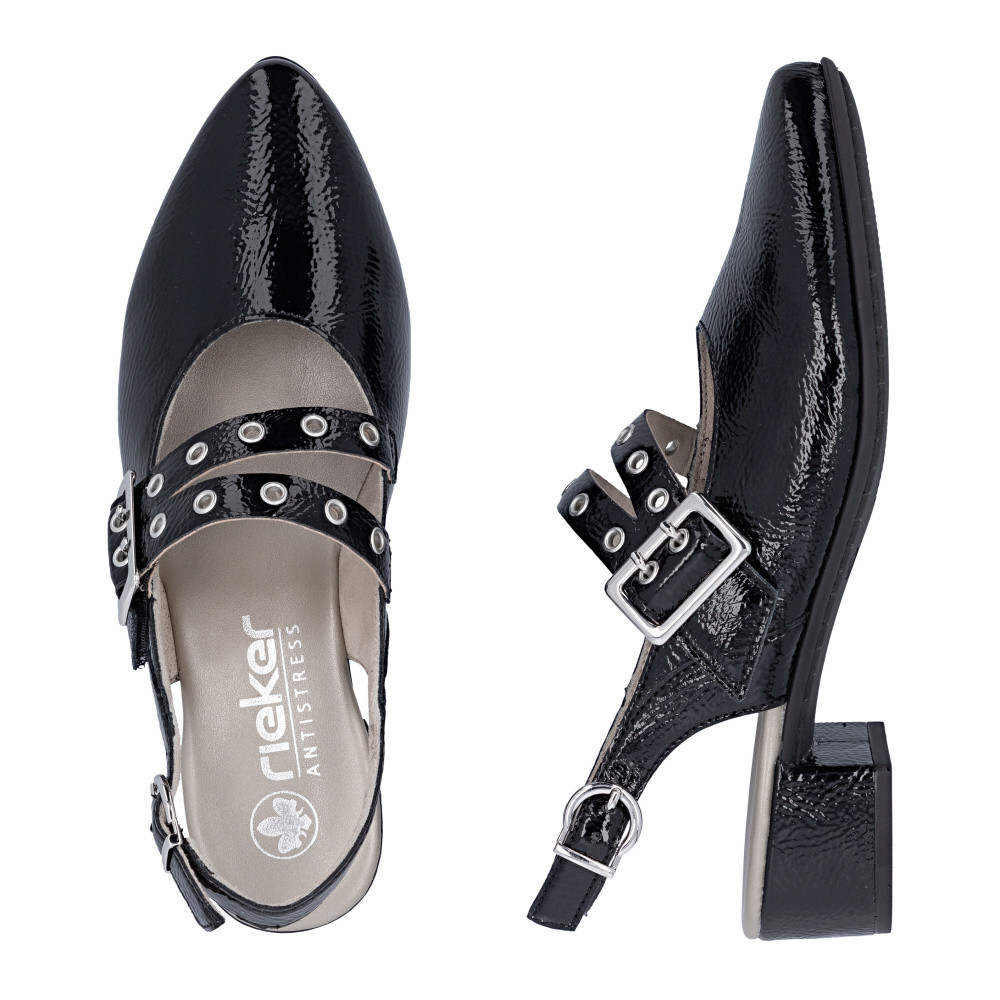 detail Dámské lodičky RIEKER 47071-00 černá S6