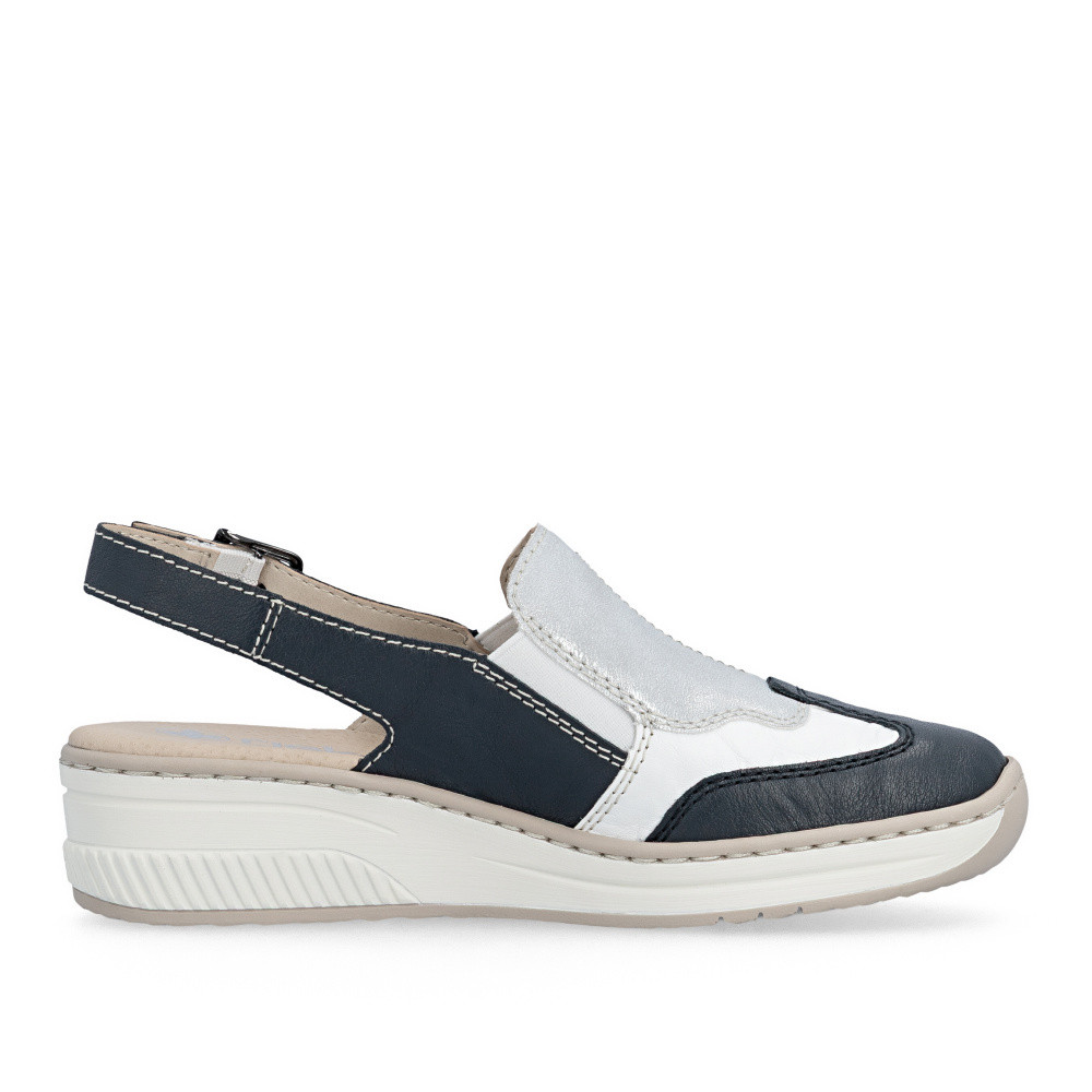 detail Dámské sandály RIEKER 48757-90 modrá S6