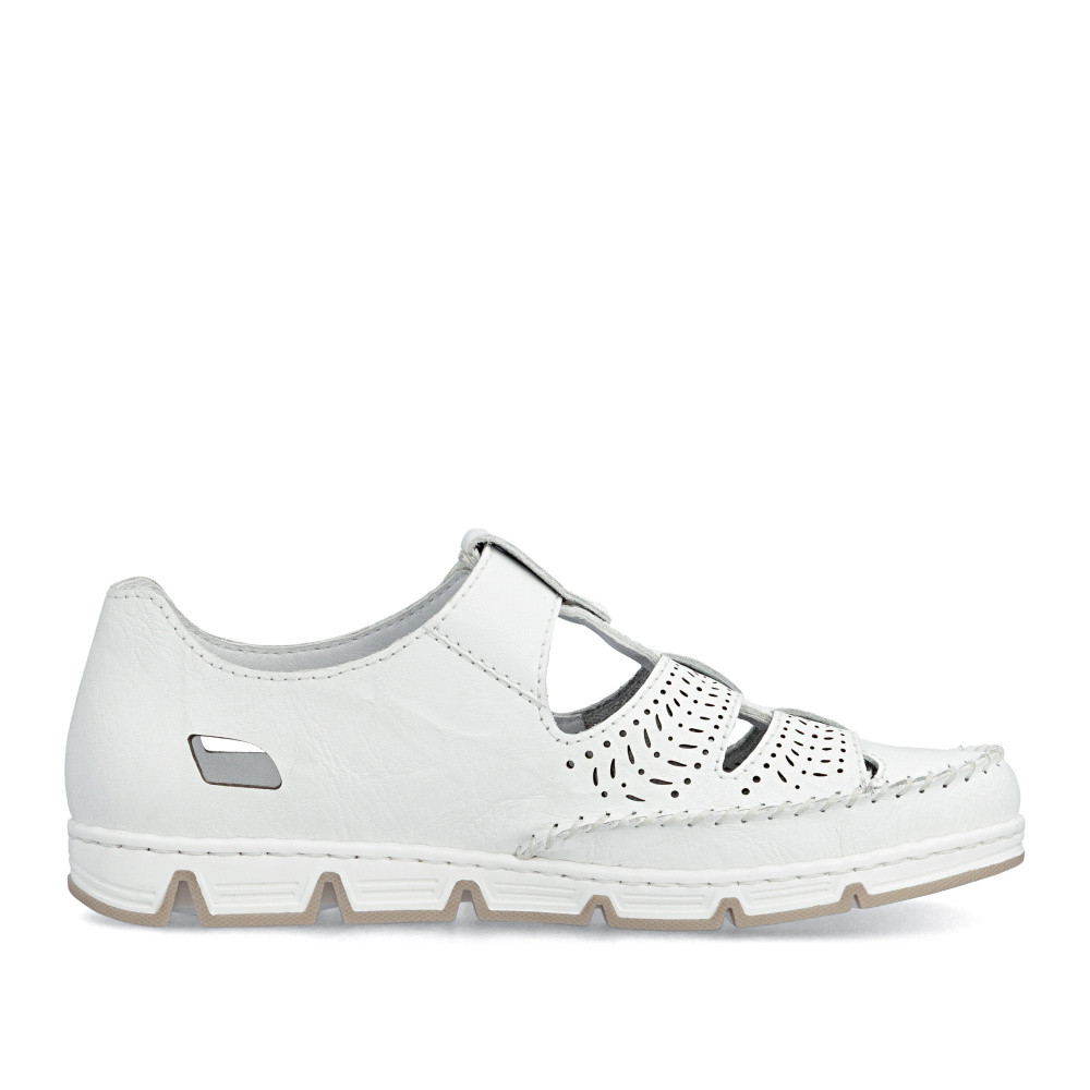 detail Dámske sandále RIEKER 49958-81 biela S6