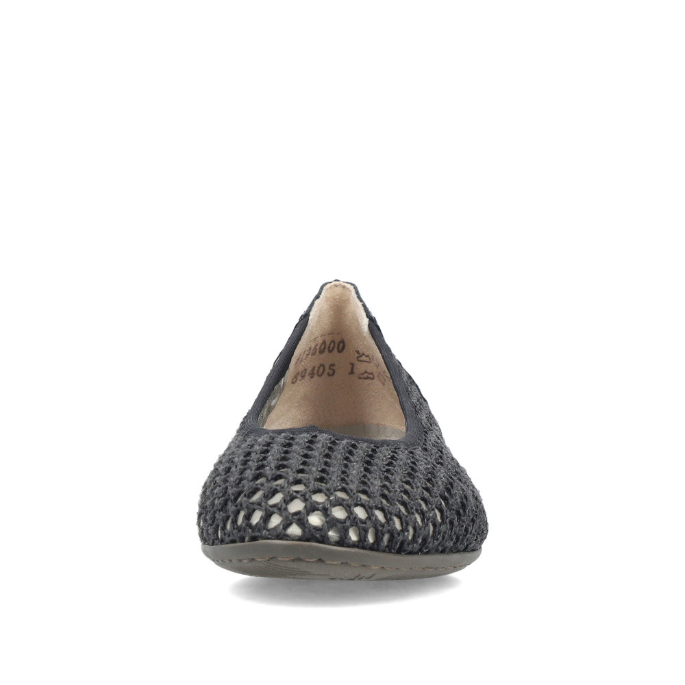 detail Dámské baleríny RIEKER 51960-00 černá S6