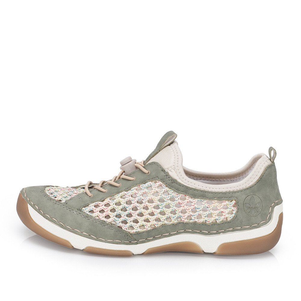 detail Dámské tenisky RIEKER 55960-52 zelená S6