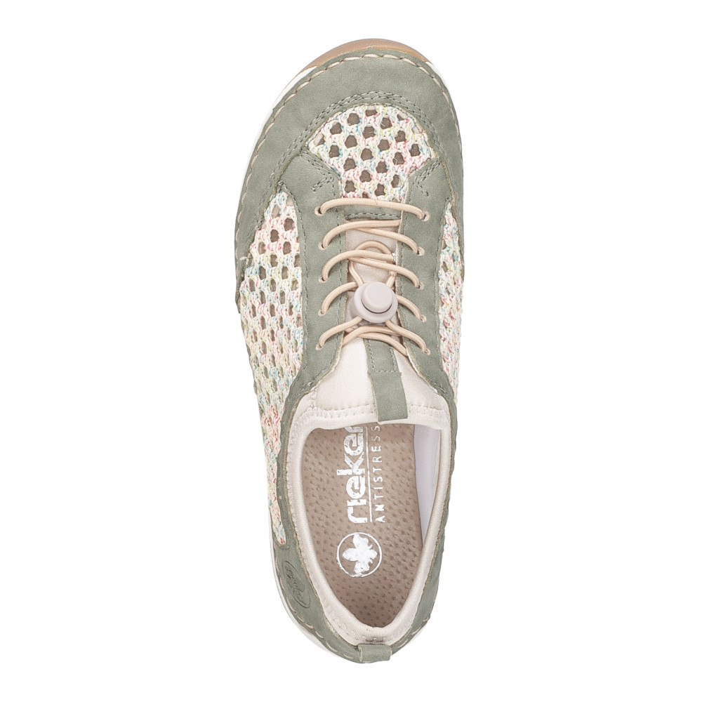 detail Dámské tenisky RIEKER 55960-52 zelená S6