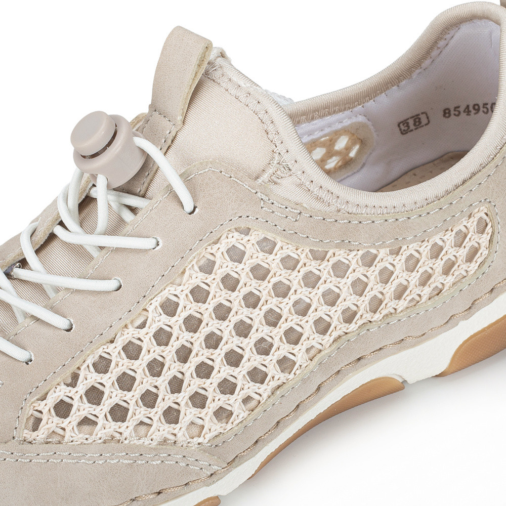 detail Dámské tenisky RIEKER 55960-60 béžová S6