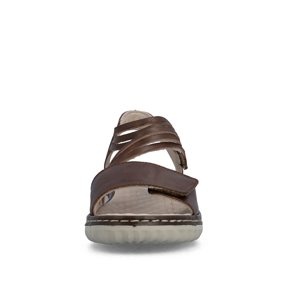 detail Dámské sandály RIEKER 60464-22 hnědá S6