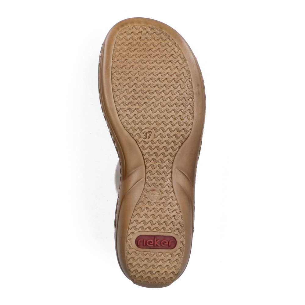 detail Dámské sandály RIEKER 60806-80 bílá S6