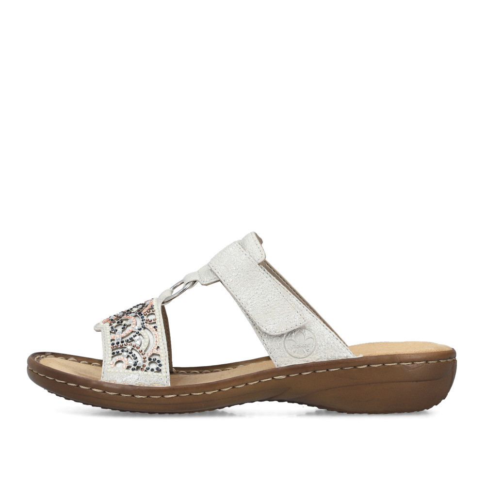 detail Dámské nazouváky RIEKER 608K2-40 šedá S6