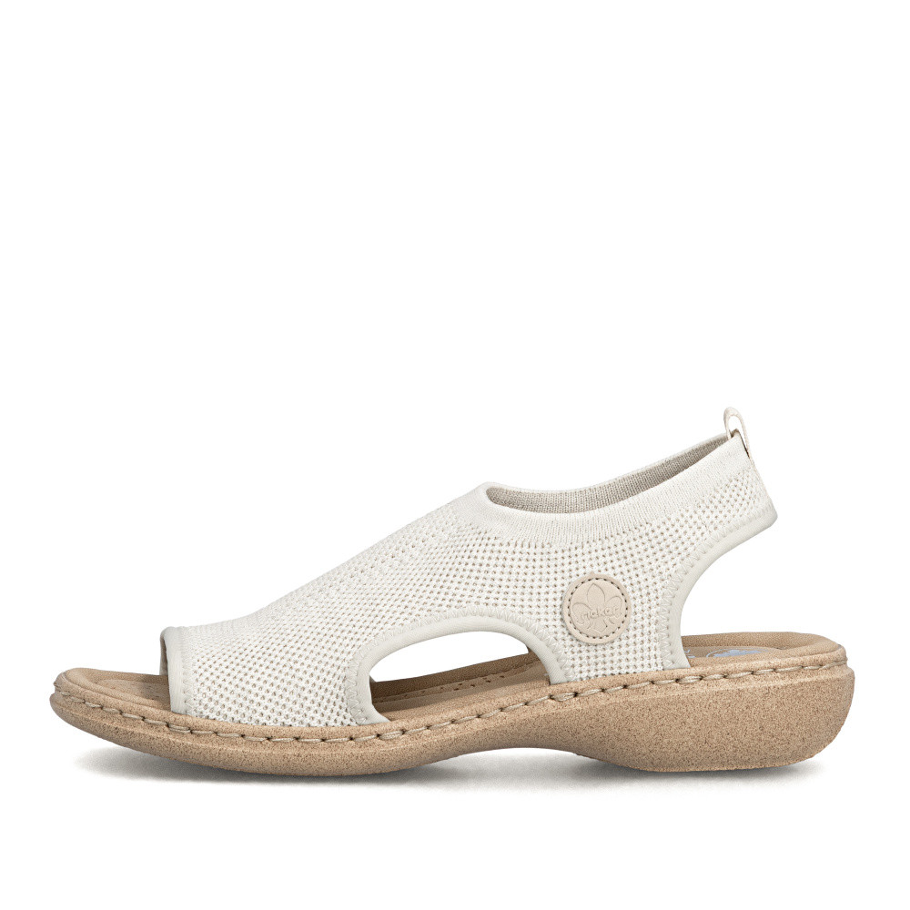 detail Dámské sandály RIEKER 61851-60 béžová S6