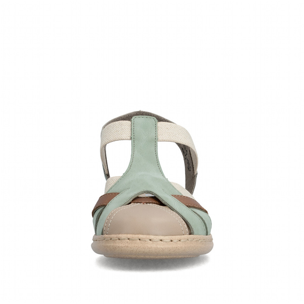 detail Dámské sandály RIEKER 61852-52 zelená S6